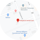 Map of Athens Family Dental's location